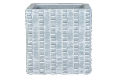 Image of Topf Cubus 34x34x34H cappuccino weiss bei JUMBO