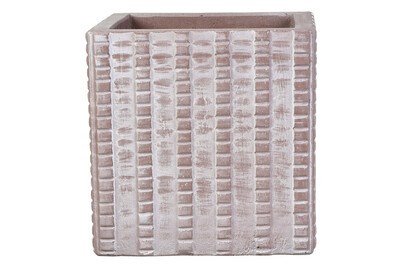 Image of Topf Cubus 34x34x34H cappuccino taupe