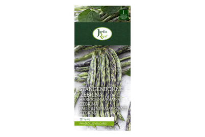 Image of Jardin Royal Stangenbohne Zebrina bei JUMBO