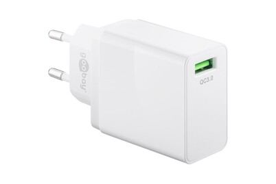 Image of USB Schnellladegerät Qc3.0 (18W) weiss bei JUMBO