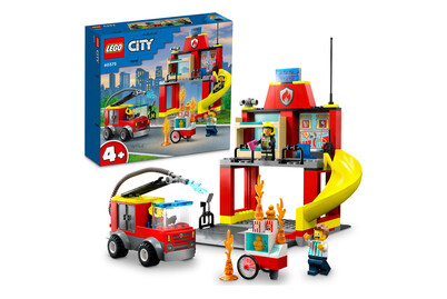 Image of Lego® City Fire 60375 Feuerwehrstation und Löschauto