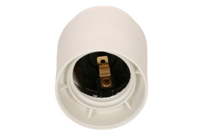 Image of E27-Fassung Glattmantel M10x1 / Farbe: Weiss bei JUMBO
