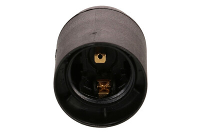 Image of E27-Fassung Glattmantel M10x1 / Farbe: Schwarz bei JUMBO