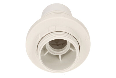 Image of E14 Fassung Randmantel M10x1 / Farbe: Weiss bei JUMBO