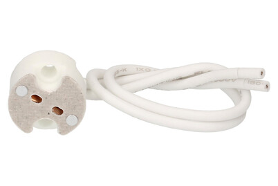 Image of Halogenfassung G4/G5.3/G6.35 / Ptfe L=140mm bei JUMBO