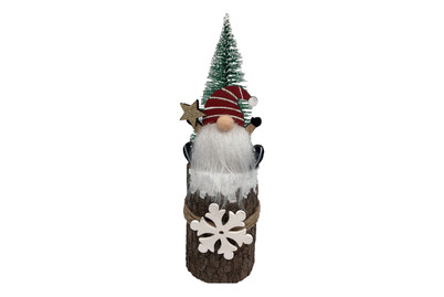 Image of Santa a. Holzsockel H18cm bei JUMBO