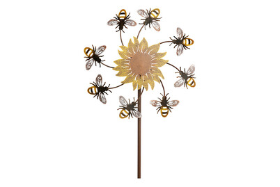 Image of gartec Windrad Blume und Biene