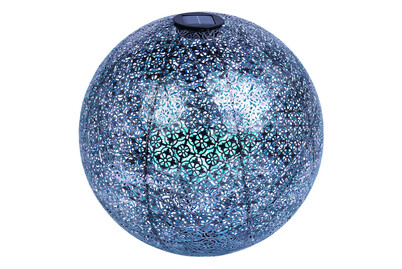 Image of Mood Tinghir SolarKugel deko silber/blau bei JUMBO