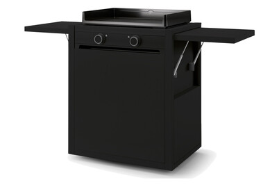 Image of Forge Adour Rollwagen Modern 60, Stahl, geschlossen, schwarz bei JUMBO