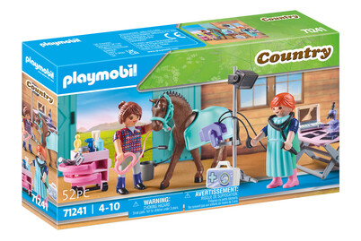 Image of Playmobil Country 71241 Tierärztin für Pferde