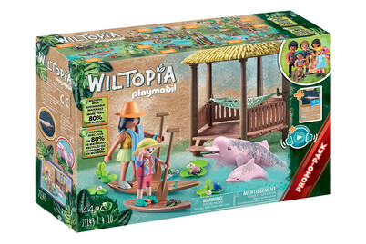 Image of Playmobil Wiltopia 71143 Paddeltour mit den Flussdelfinen bei JUMBO