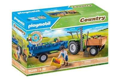 Image of Playmobil 71249 Traktor mit Hänger bei JUMBO