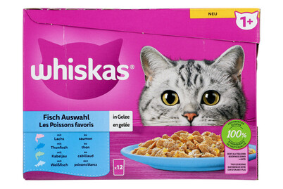 Image of Whiskas Gelée Fisch 12x85g bei JUMBO