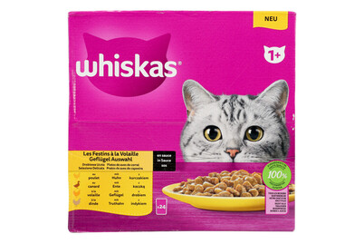 Image of Whiskas 1+ Geflügel in Sauce 24x85g bei JUMBO