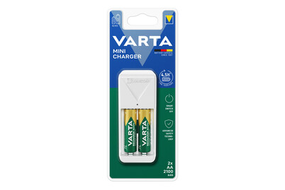 Image of Varta Mini Charger 2xAA 2100mAh (weiss) bei JUMBO