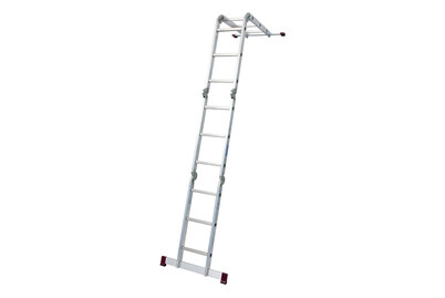 Image of Corda Sprossen Gelenkleiter Plattform 4x3 bei JUMBO