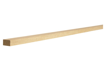 Image of Rechteckleiste Eiche 2000 x 15 x 30 mm bei JUMBO