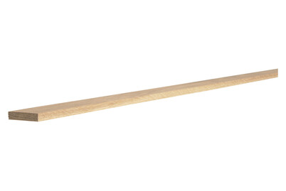 Image of Rechteckleiste Eiche 2000 x 8 x 40 mm bei JUMBO