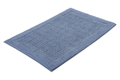 Image of Badteppich Net stahlblau 60x90 cm bei JUMBO