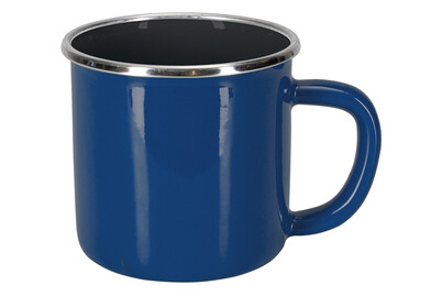 Image of Tee- und Kaffee - Mug Mitternachtsblau, Emaille, 4 dl, Ø 9 cm