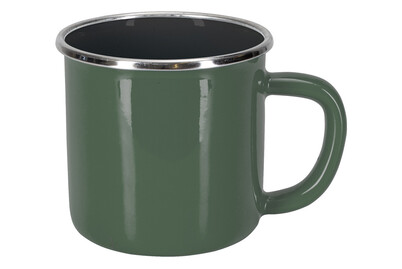Image of Tee- und Kaffee - Mug Eukalyptus, Emaille, 4 dl, Ø 9 cm bei JUMBO