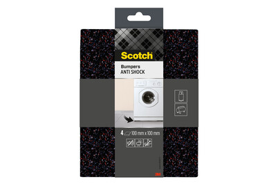 Image of Scotch® Elastikpuffer schwarz 100x100mm
