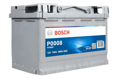 Image of Starterbatterie Bosch Power 74 Ah P0008