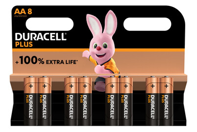Image of Duracell Batterien Plus Aa/Lr6 8ST