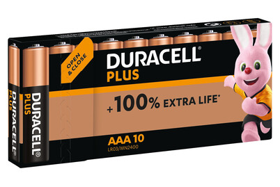 Image of Duracell Batterien Plus Aaa/Lr03 10St
