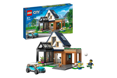 Image of Lego® City 60398 Familienhaus mit Elektroauto