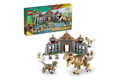 Image of Lego® Jurassic Park 76961 Angriff des T. rex und des Raptors aufs Besucherzentrum