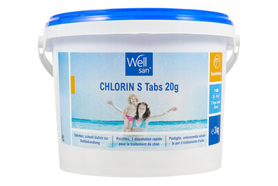 Image of Chlorin S Tabs 20 g Wellsan 3 kg bei JUMBO