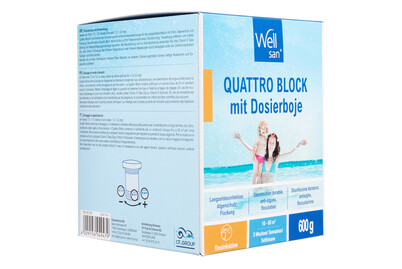 Image of Quattro Block im Dosierschwimmer Wellsan 600g bei JUMBO