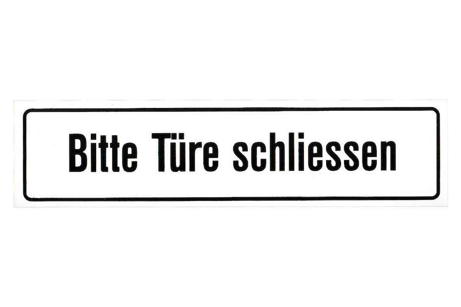 Schild Bitte Tür Schliessen 15 × 15 cm kaufen bei JUMBO