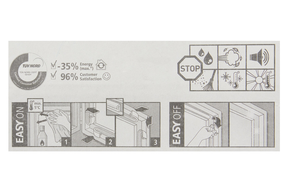 TESA - Joint en caoutchouc isolation thermique porte et fenêtres 6m TESA -  Blanc, Brun - Ce joint en caoutchouc de grande qualité servira à calfeutrer  et is - Livraison gratuite dès 120€
