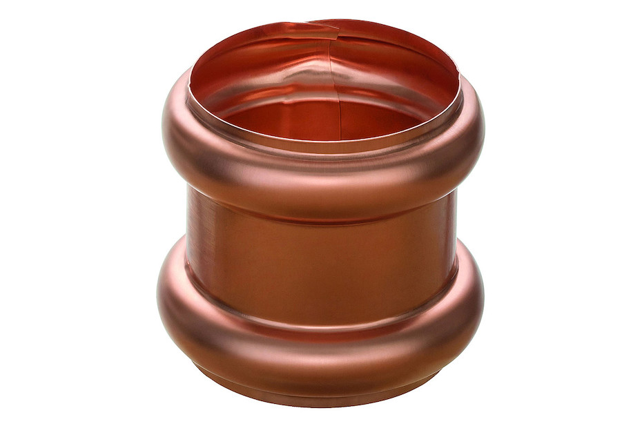 Strubline Dachrinne Doppelwulst Kupfer | ⌀ 7.5 cm kaufen bei JUMBO
