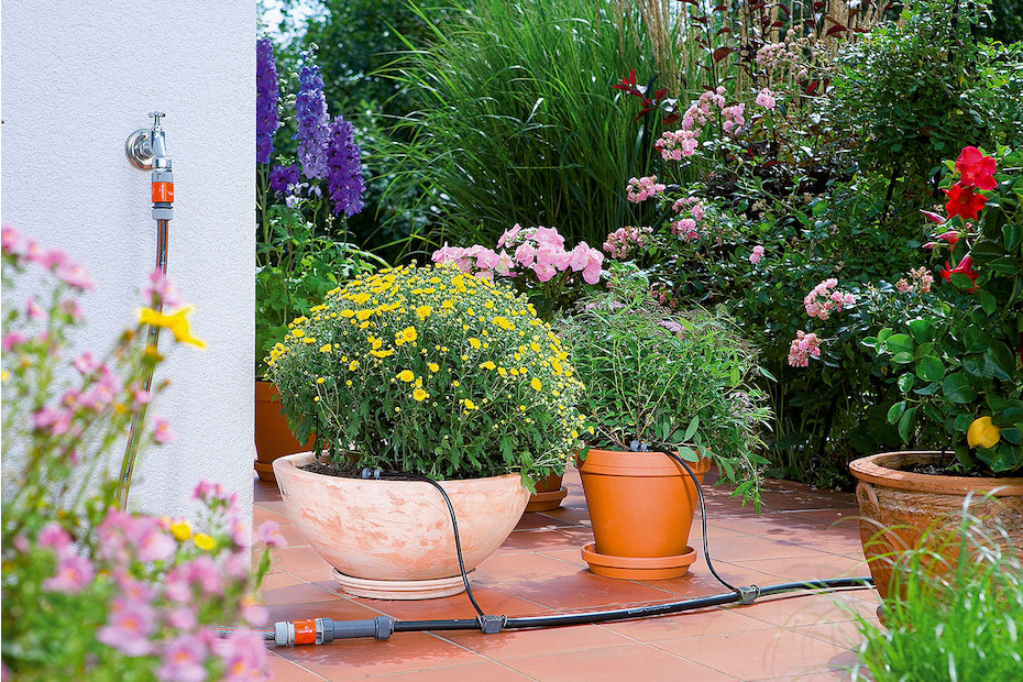 Goutteur D'Irrigation Gardena Réglable - Système Micro-Drip Pour Arrosage Précis Plantes En Pot (13-304-20)