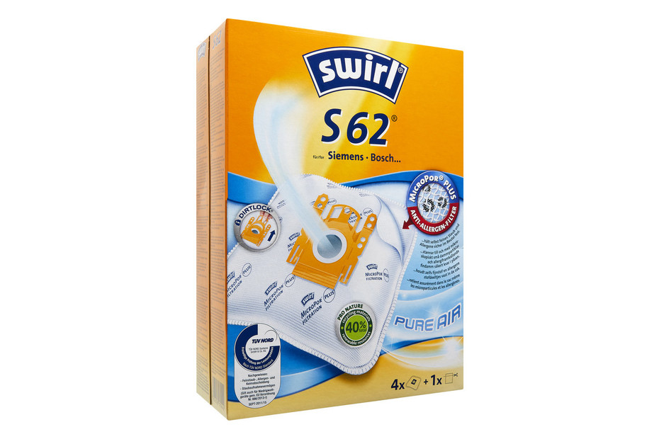 Swirl Staubsaugerbeutel 2x S73 - Passend Für Siemens & Bosch Typ GXXL Staubsaugerbeutel Swirl S73 Swirl Staubsaugerbeutel 2x S73 - Passend Für Siemens & Bosch Typ GXXL Staubsaugerbeutel Swirl S73