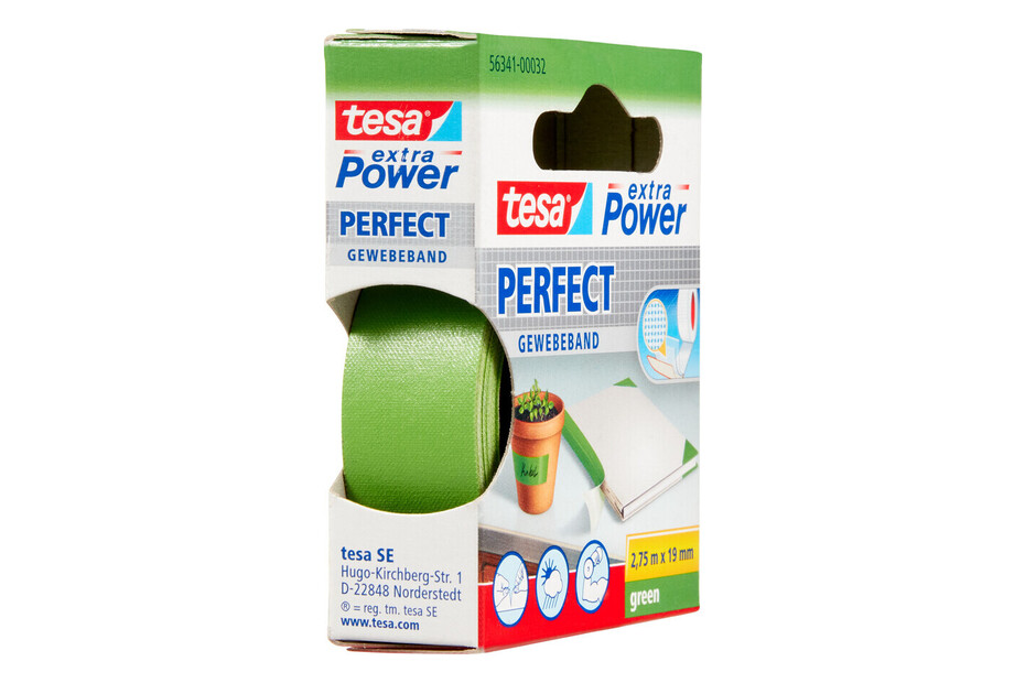 Tesa Nastro Telato In Pet Rosso 25x50 Mm - Foto 6