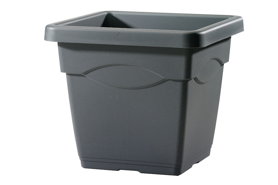 Teraplast Gefäss Quadro Anthrazit 44 × 44 cm 42 l kaufen bei JUMBO
