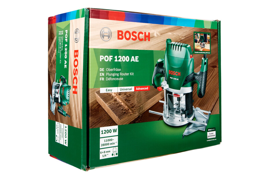 Defonceuse Bosch Pof 1200Ae/ 1200 Watts - Mr Bricolage : Bricoler