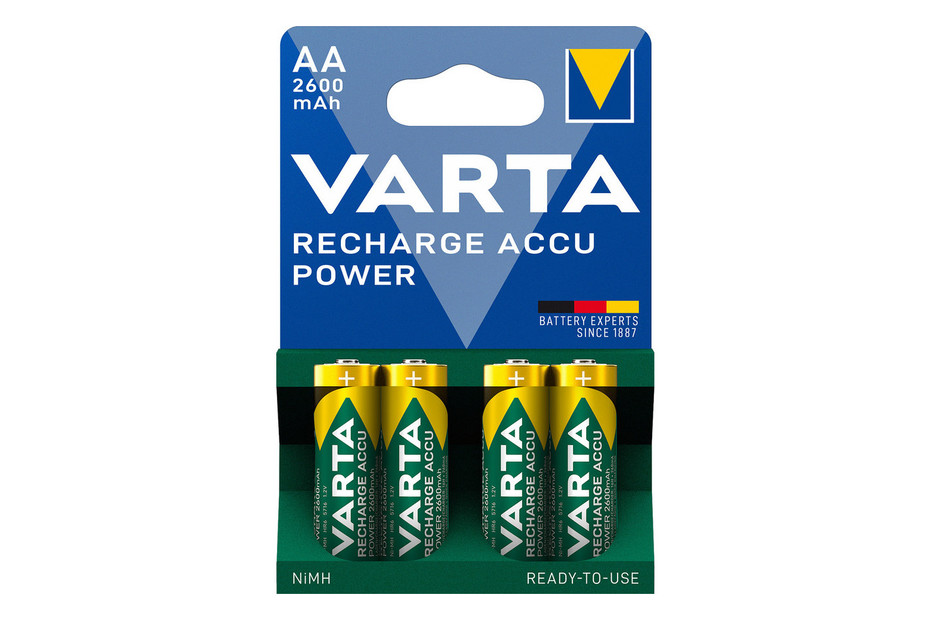 Varta Recharge Accu Power piles AA/LR6 2600mAh 4 pc. Acheter chez JUMBO