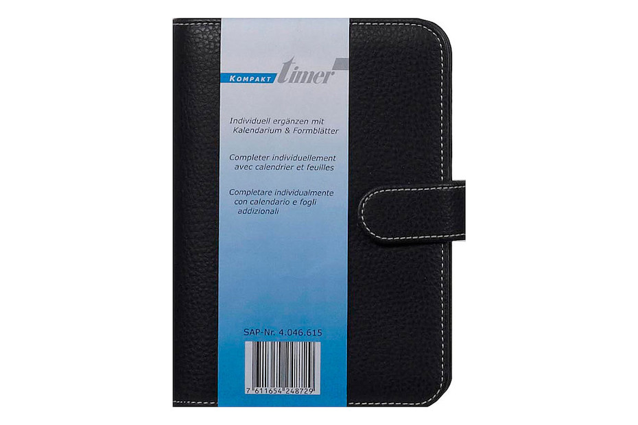Luxe portemonnee binder a7 zwart - Collie cashstuffing Luxe portemonnee binder a7 zwart - Collie cashstuffing
