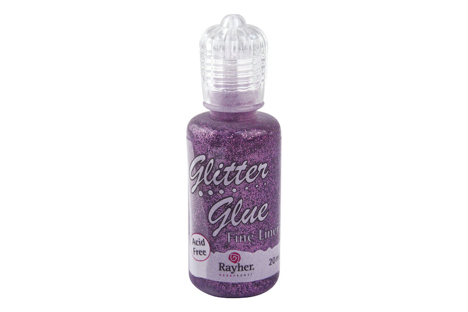 Rayher Glitter-Glue Metallic Lavendel | 20 ml kaufen bei JUMBO