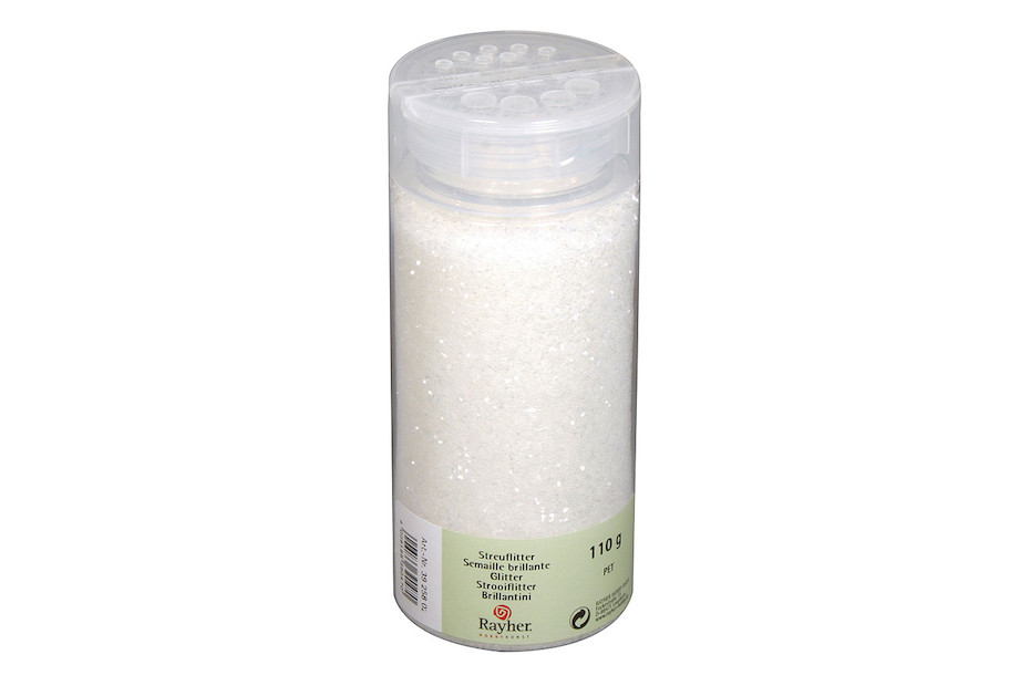 Paillettes à Saupoudrer MegaCrea - 6 Couleurs (Or, Argent, Rouge, Bleu, Vert, Blanc) - 60g Total