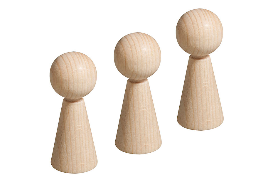 Rayher Cônes De Figurines En Bois Brut FSC 100% | 7 Cm | 2 Pièces Acheter Chez