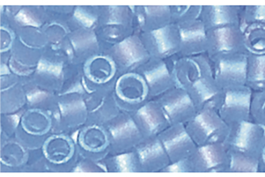 Delica-rocailles, 2,2mm métallique mat, boîte, noir, 7g