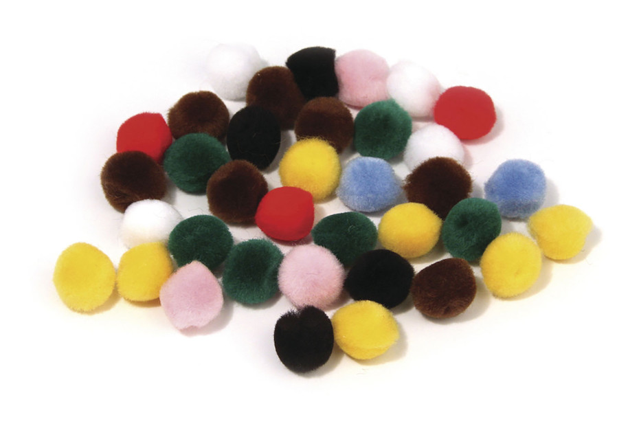 Impex Pompons, 7 Mm – Ca. 100 Stück In Beige Für Bastelprojekte & Deko