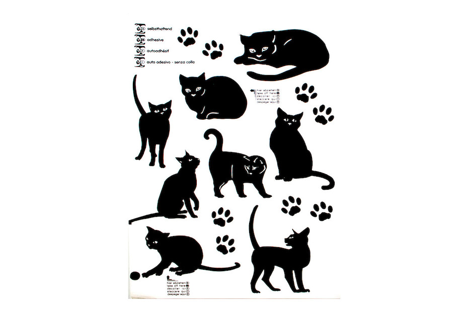 Adesivi Gatti Nero  25 × 35 cm acquistare da JUMBO