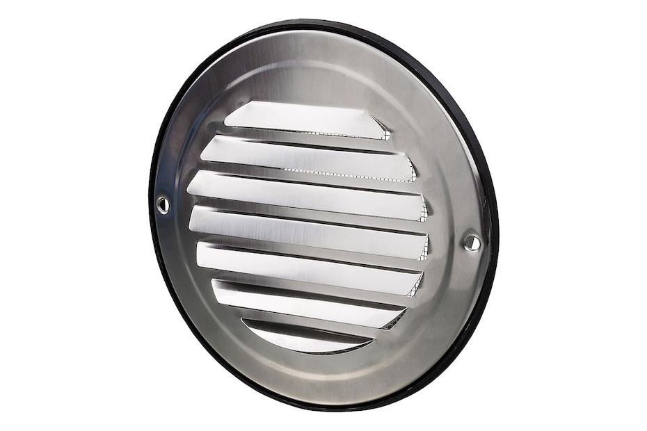 Grille ventilation ronde à clipser Alu-Zinc Ø150